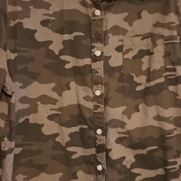 Universal Thread Good Co. Camden Shirt Camo Men's Large Button Up - Picture 2 of 7